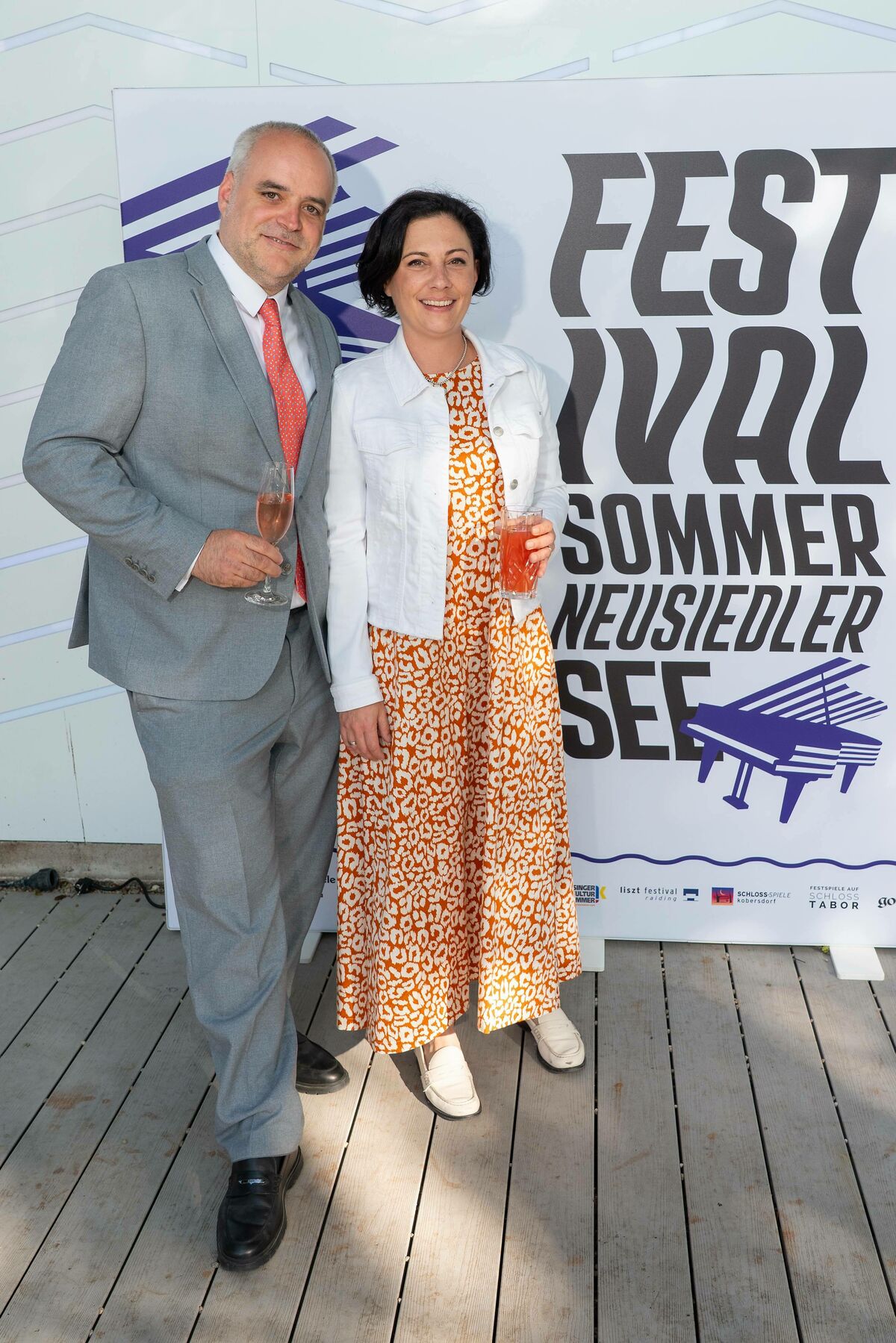 20250617 Künstlerfest Matthias Grün mit Gattin c Andreas Tischler 20250617 Künstlerfest Matthias Grün mit Gattin c Andreas Tischler