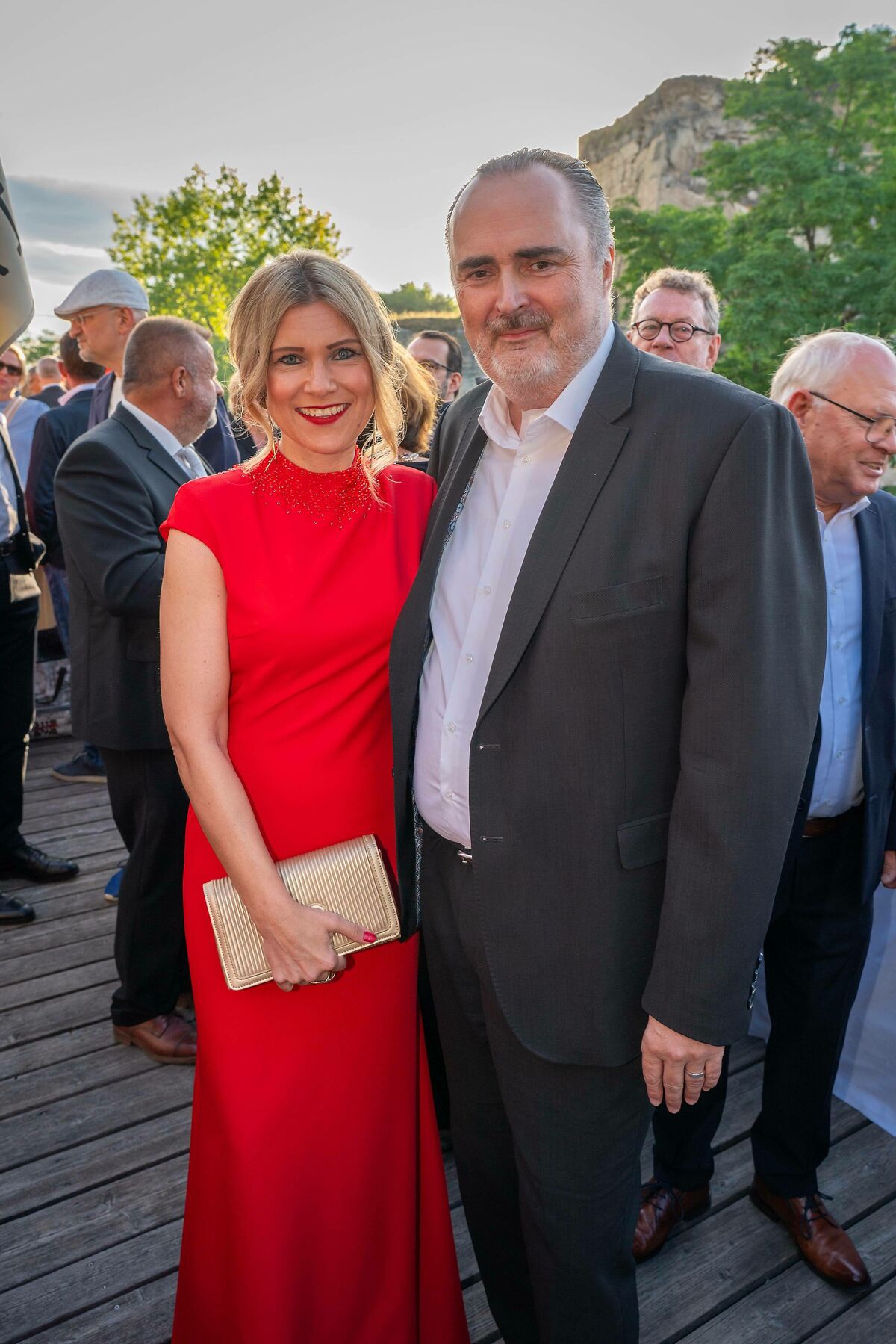 LH Hans Peter Doskozil mit Ehefrau Julia c Andreas Tischler | Katharina Schiffl LH Hans Peter Doskozil mit Ehefrau Julia c Andreas Tischler